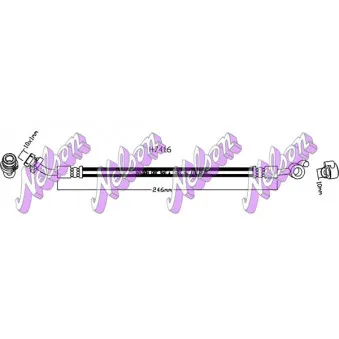 KAWE H7416 - Flexible de frein