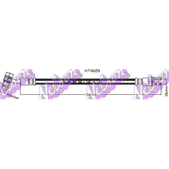 KAWE H7462Q - Flexible de frein