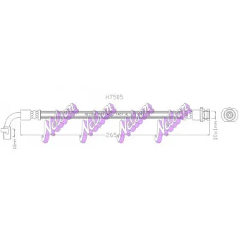 KAWE H7505 - Flexible de frein