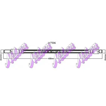 KAWE H7506 - Flexible de frein