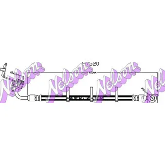 Flexible de frein KAWE [H7520]