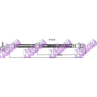 KAWE H7631 - Flexible de frein