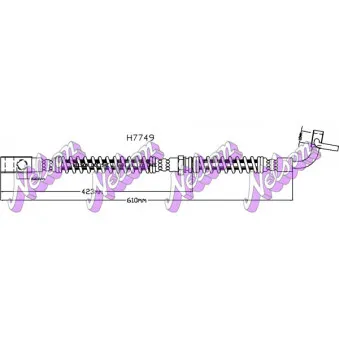 KAWE H7749 - Flexible de frein