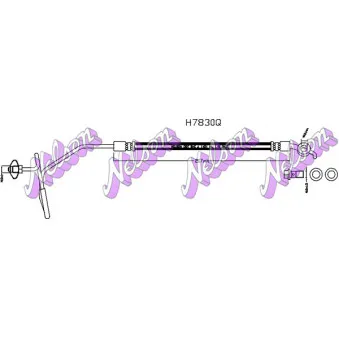 KAWE H7830Q - Flexible de frein