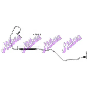 KAWE H7869 - Flexible de frein