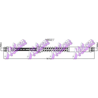 KAWE H8027 - Flexible de frein