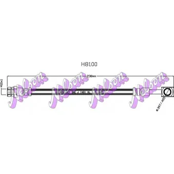 KAWE H8100 - Flexible de frein