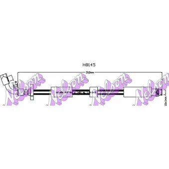 KAWE H8145 - Flexible de frein