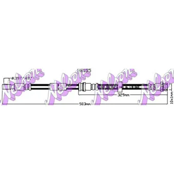 KAWE H8155 - Flexible de frein