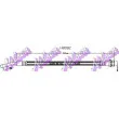 KAWE H8182 - Flexible de frein