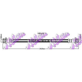 KAWE H8188 - Flexible de frein