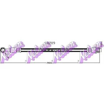 KAWE H8209 - Flexible de frein