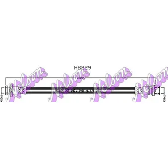 KAWE H8229 - Flexible de frein