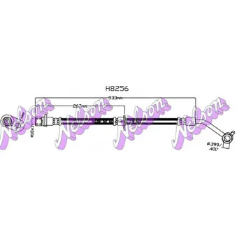 KAWE H8256 - Flexible de frein