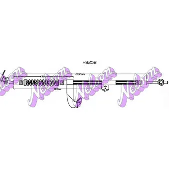 KAWE H8258 - Flexible de frein
