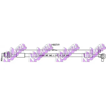 KAWE H8259 - Flexible de frein