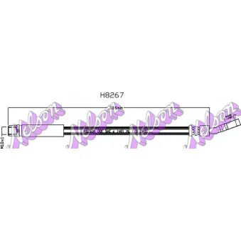 KAWE H8267 - Flexible de frein