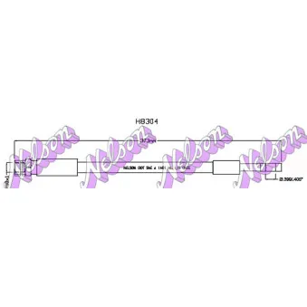 KAWE H8304 - Flexible de frein