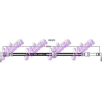 KAWE H8325 - Flexible de frein