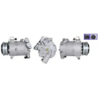Compresseur, climatisation LUCAS ACP01101 pour DEUTZ-FAHR AGROPRIMA 2.0 TDCi - 180cv