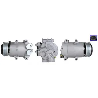 Compresseur, climatisation LUCAS ACP01175 pour FORD FIESTA 1.5 TDCi - 75cv