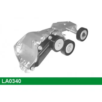 LUCAS LA0340 - Poulie-tendeur, courroie trapézoïdale à nervures