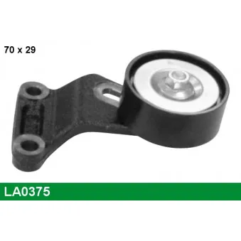 Poulie-tendeur, courroie trapézoïdale à nervures LUCAS [LA0375]