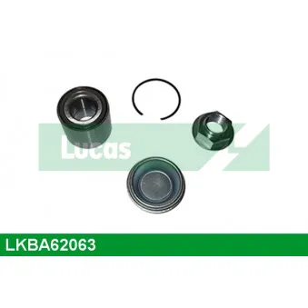 Roulement de roue arrière LUCAS LKBA62063 pour DAF 45 1.6 HDI - 92cv