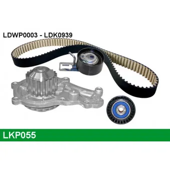 Pompe à eau + kit de courroie de distribution LUCAS LKP055