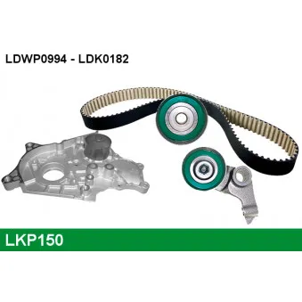 LUCAS LKP150 - Pompe à eau + kit de courroie de distribution