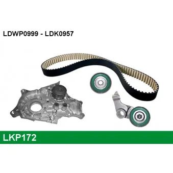 LUCAS LKP172 - Pompe à eau + kit de courroie de distribution