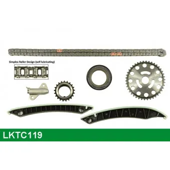 LUCAS LKTC119 - Kit de distribution par chaîne