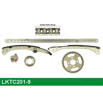 LUCAS LKTC201-9 - Kit de distribution par chaîne