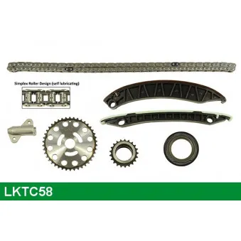 Kit de distribution par chaîne LUCAS OEM 7701476597