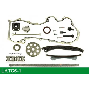 LUCAS LKTC6-1 - Kit de distribution par chaîne