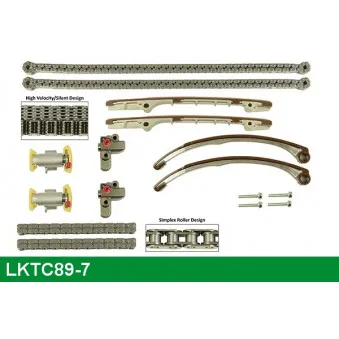 LUCAS LKTC89-7 - Kit de distribution par chaîne