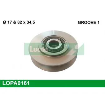 LUCAS LOPA0161 - Poulie roue libre, alternateur