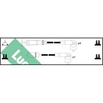 Kit de câbles d'allumage LUCAS [LUC4163]