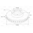 VALEO 186198 - Jeu de 2 disques de frein avant