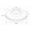 VALEO 186684 - Jeu de 2 disques de frein avant