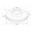 VALEO 197054 - Jeu de 2 disques de frein avant