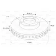 VALEO 197074 - Jeu de 2 disques de frein avant