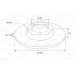 VALEO 197121 - Jeu de 2 disques de frein arrière