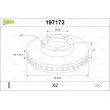 VALEO 197172 - Jeu de 2 disques de frein avant