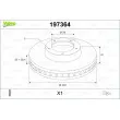 VALEO 197364 - Jeu de 2 disques de frein avant