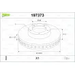 VALEO 197373 - Jeu de 2 disques de frein avant