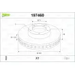 VALEO 197460 - Jeu de 2 disques de frein avant