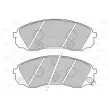 VALEO 301077 - Jeu de 4 plaquettes de frein avant