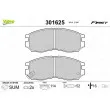 VALEO 301625 - Jeu de 4 plaquettes de frein avant