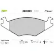 VALEO 302009 - Jeu de 4 plaquettes de frein avant